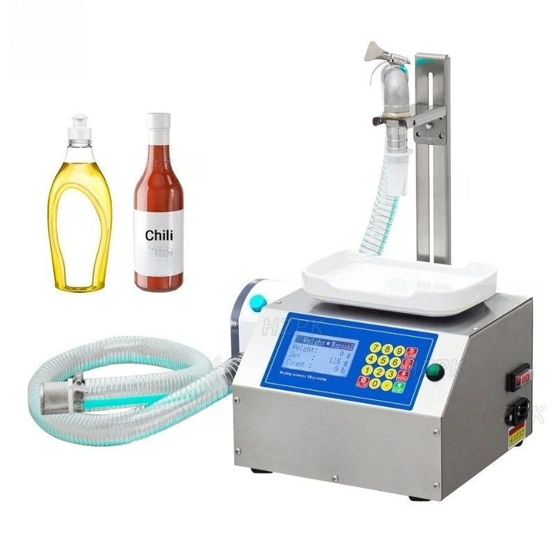 

Ketchup Bottle Cosmetics Honey Weighing Filling Machine 1000ml Liquid with Gear Pump