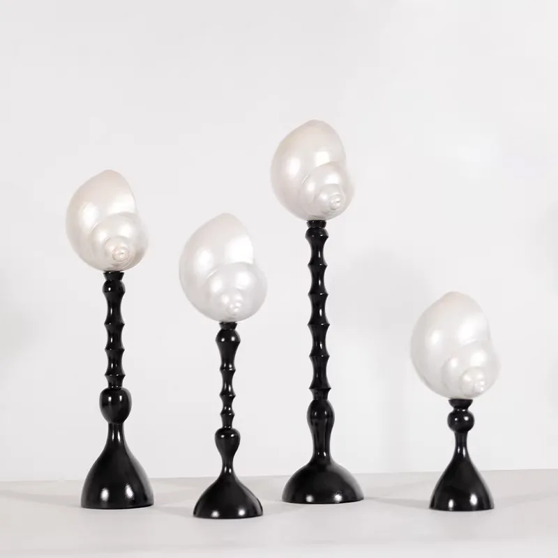 &c Modern Minimalism Moonlight Conch Ornaments Home Accessories High-end Entrance Italian Restaurant Atmosphere Cross-border
