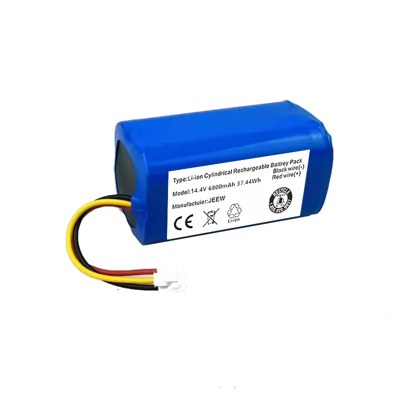 14.4V 18650 Battery 2600mAh- 4000mAh Li-ion for  C30B E30 - Robot Vacuum Cleaner, Cleaning Tool Parts, High Performance