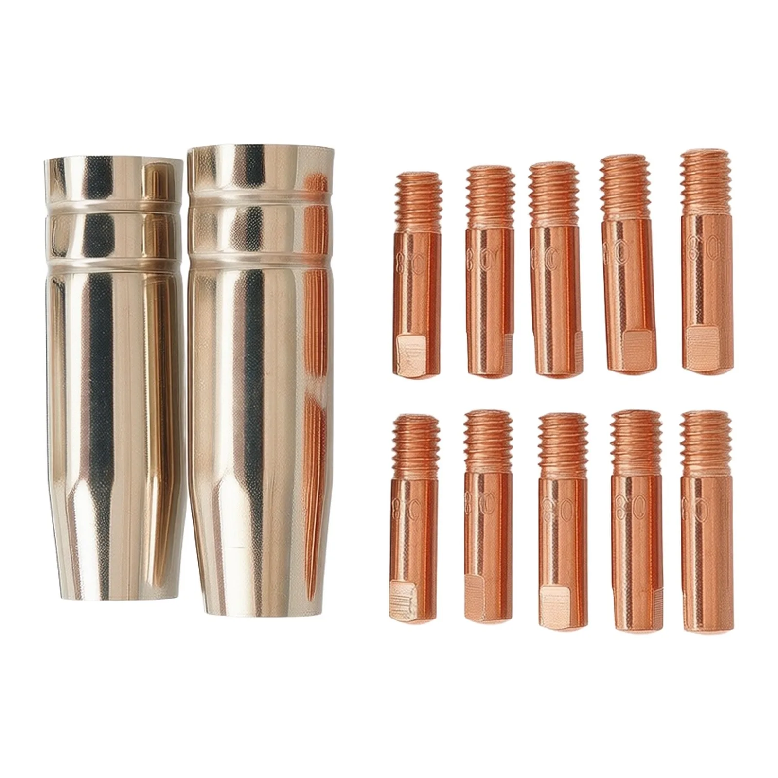 0.8mm Consumable Shroud Welding Tip 12* For Jasic For Mitech For Riland For Rilon MB15 for mig for welder for torch