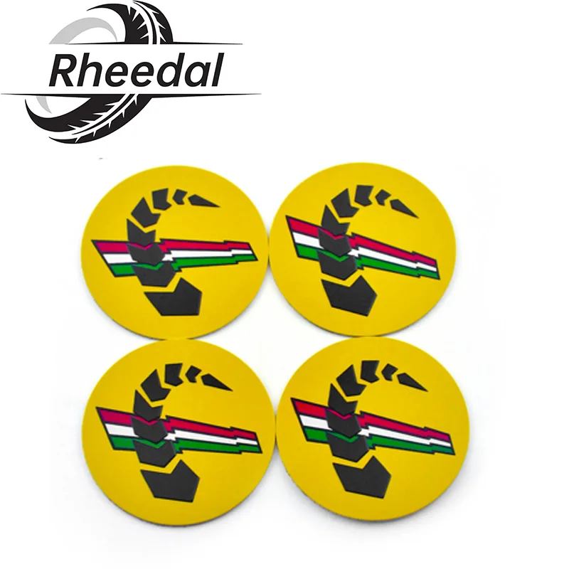 

Rheedal 4 шт. 48 мм/1,89 дюйма Алюминиевые наклейки на автомобильные колеса, колпачки для центральных отверстий дисков, новейшие колпачки для колес с логотипом, автомобильные аксессуары