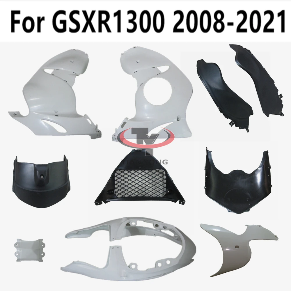 Bodywork Components For GSXR1300 GSXR 1300 2008-2009-2010-2012-2014-2016-2020-2021 Motorcycle Unpainted Fairing Plastic parts