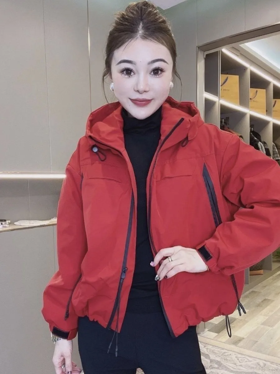 spring-2026-women's-casual-loose-fashionable-short-hooded-jacket-and-pants-two-piece-set-outdoor-active-wear-elegant