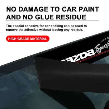 適用於馬自達3、5、CX-3、CX-4、CX-5、CX-7、CX-9、Axela、6、RX8、7、MS、MX3、MX5的汽車前後擋風玻璃遮陽裝飾貼紙 10 最佳銷售 2019年馬自達CX-5配件 - №9