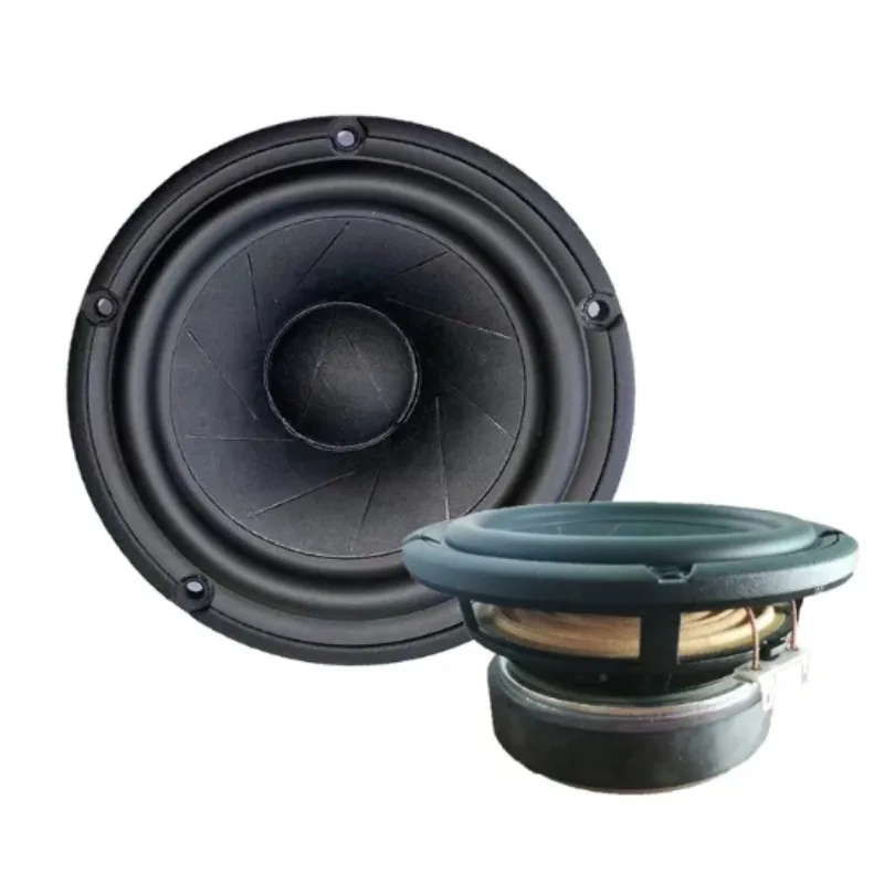 5.25 Inch Long Stroke Midbass Speaker Cast Aluminum Basket Coated Twill Paper Cone 4Ohm 8Ohm HIFI Monitor Woofer