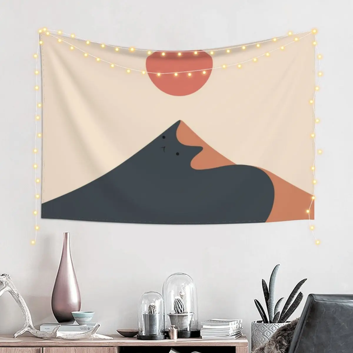 

Cat Landscape 92 Tapestry Home Supplies Room Aesthetic Decor Tapete For The Wall House Decorations Tapestry