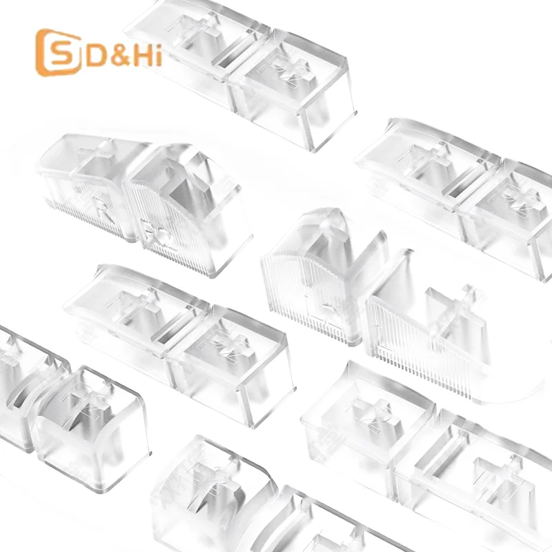 1Set For TRIMUI BRICK Transparent Back Keycaps Set Replacement Back Keycaps Translucent Keycaps Combo Set Game Accessories