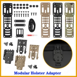 モジュール式ホルスターアダプターベース、クイックリリース、バック互換、qls、狩猟、戦術、競技、ソル、クイックプルホルスター
