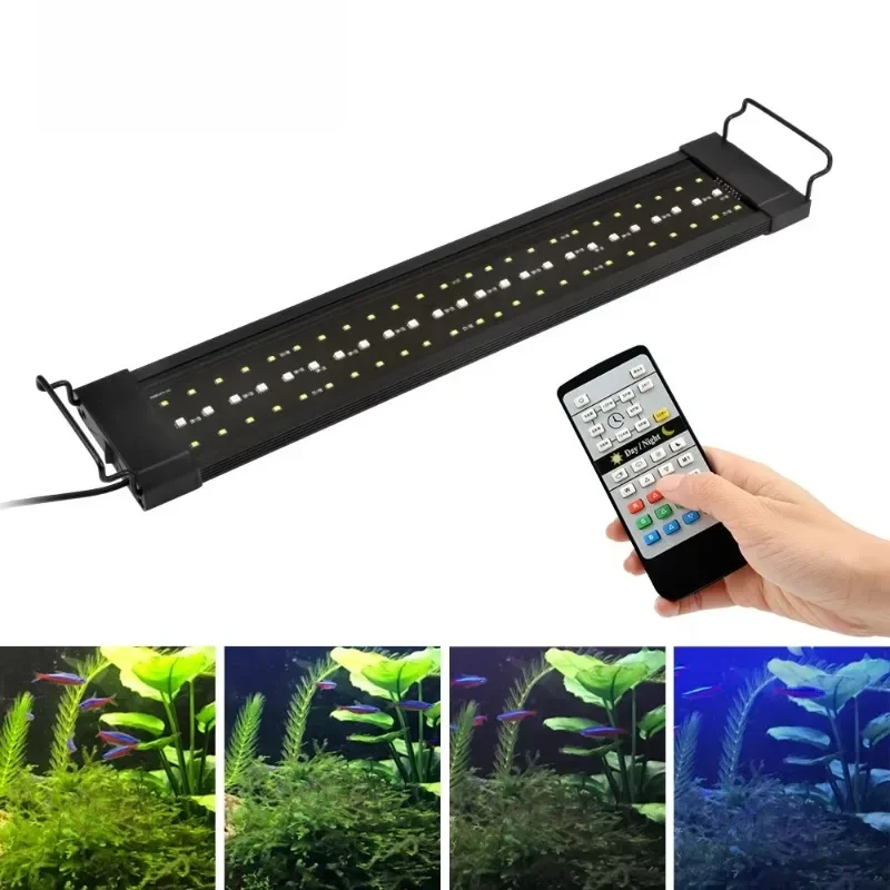 32-74 cm Planted Aquarium Light Emitting Diode Lighting 110 V-240 V Automatic Timer Dimming Aquarium Lights Aquarium