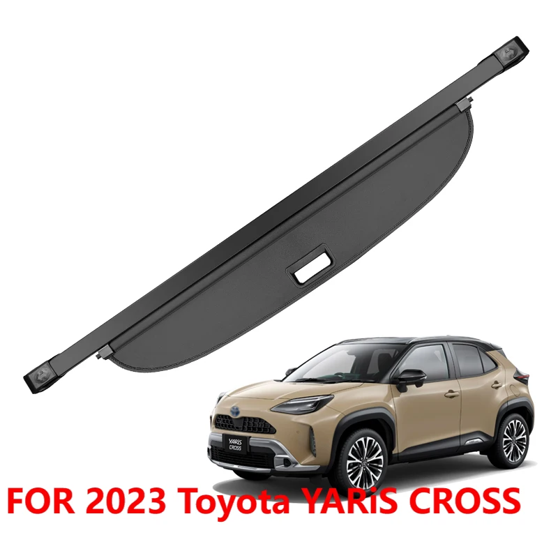 For 2023 Toyota YARiS CROSS Retractable Cargo Cover Waterproof Trunk Shield Auto Accessories
