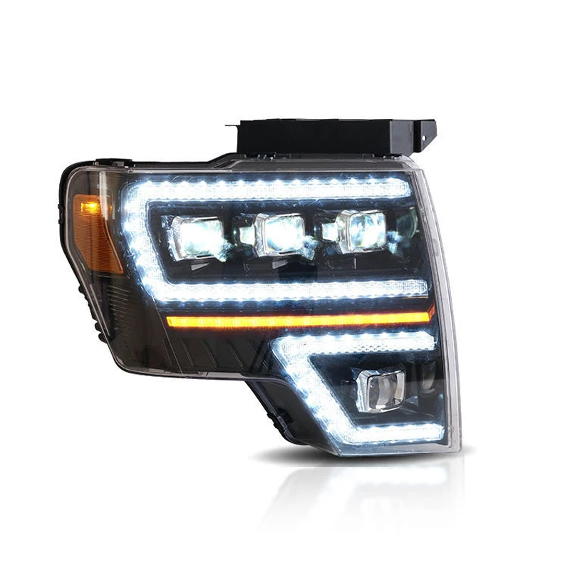 Wholesale Bright LED Head Light For Ford F150 2009-2014 Dynamic Turn Indicator Front Car Lamp Parts Auto Lighting System