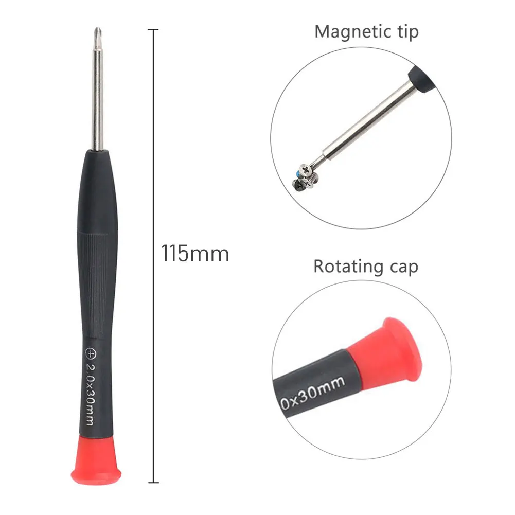 PH00 PH0 Phillips Screwdriver Repair Tool Kit Compatible with Steam Deck Battery Replacement, Plastic Opening Cards Pry Spudger
