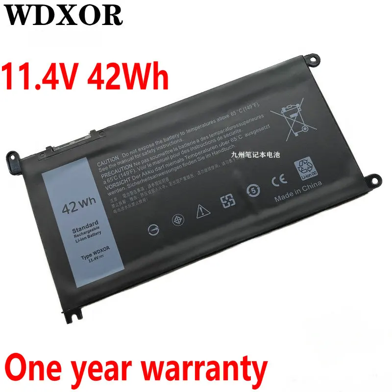 

11.4V 42Wh WDX0R Laptop Battery for Dell Inspiron 15 5570 7570 5565 5567 5568 5578 5580 7560