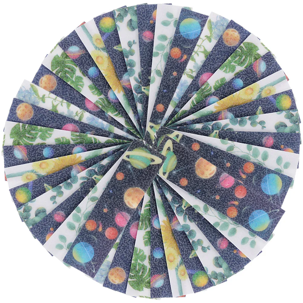 50-sheets-self-adhesive-calm-stickers-decoration-daily-use-strip-decorative-sensory-compact-small