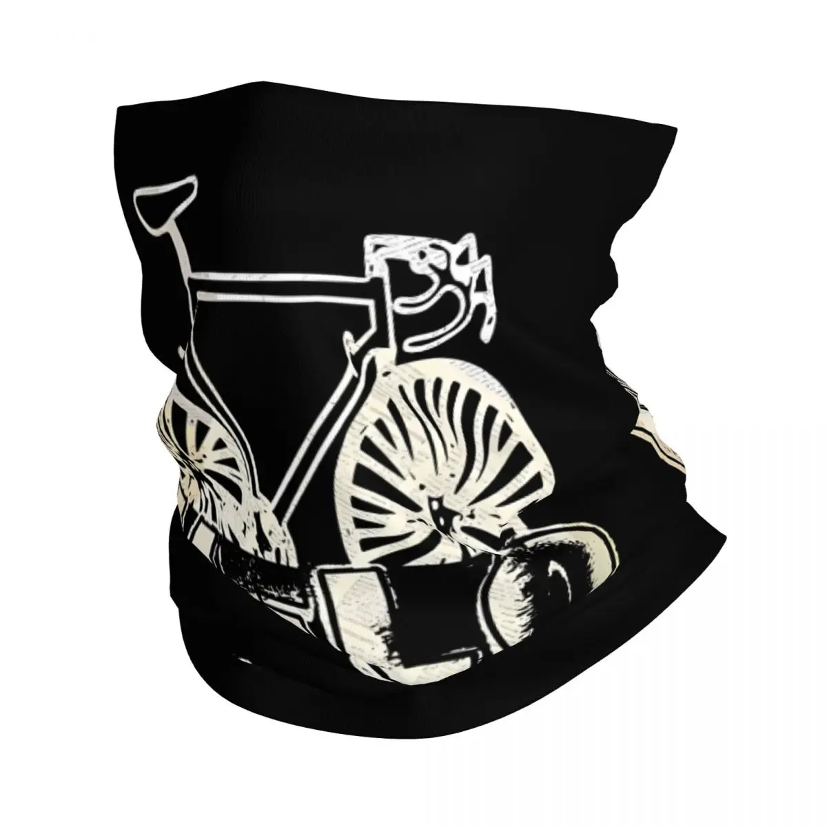 

Vintage Velo Bike Down Under Tour Of France Bandana Neck Cover Motocross Face Mask Balaclava Cycling Unisex Adult Windproof