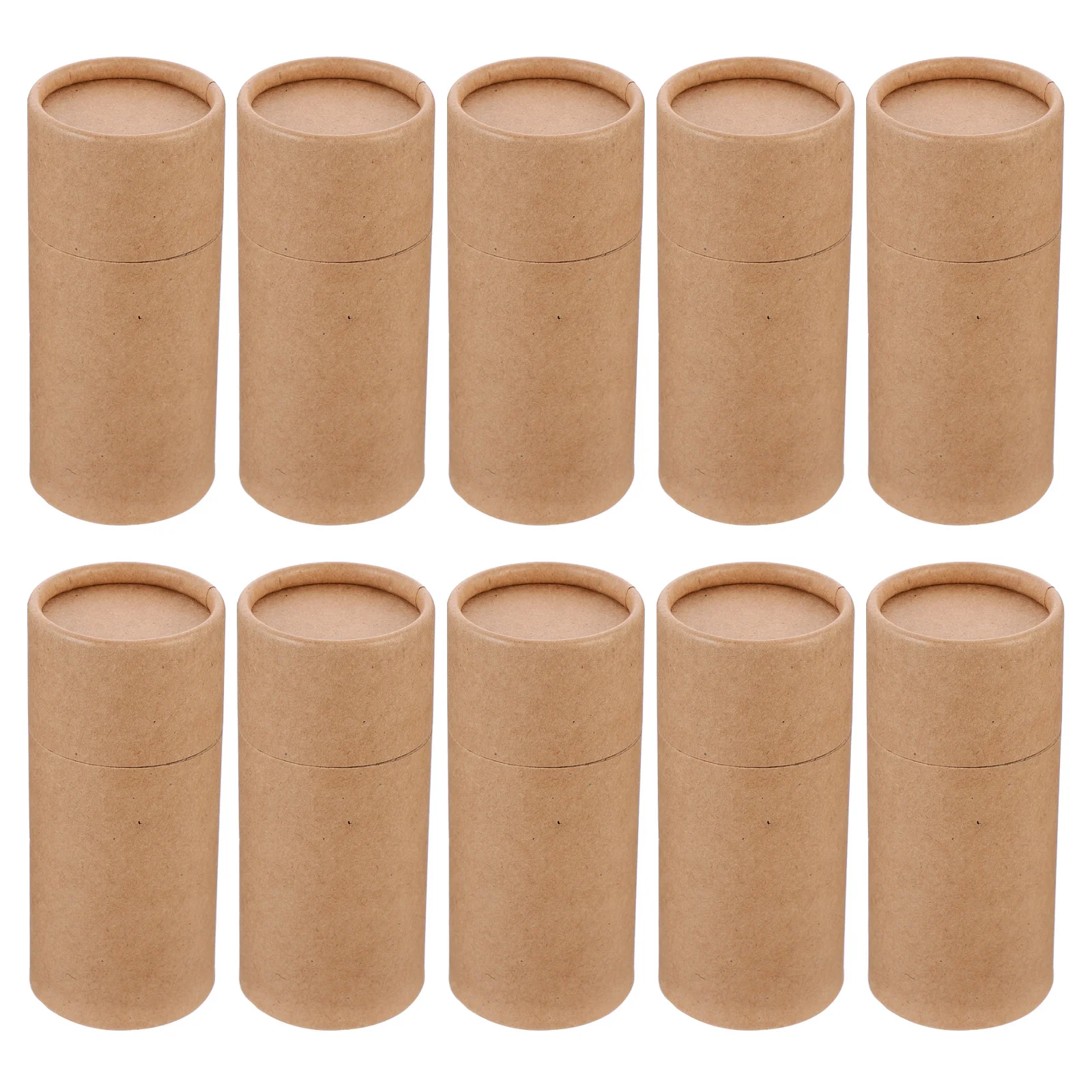 10 Pcs Crafts Essential Oil Bottle Paper Tube Box Child Packing Boxes Tins Face Mounting Gift Holder