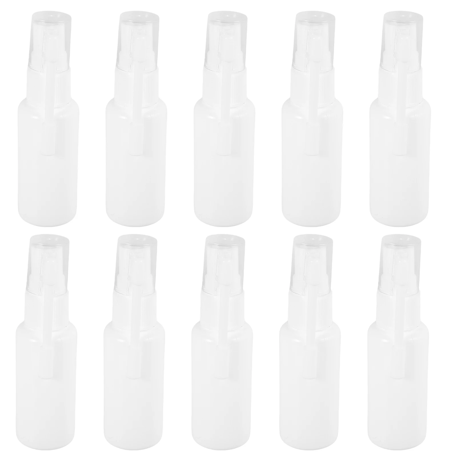 

10pcs Nasal Spray Bottle Fine Mist Empty HDPE Sprayer Adjustable Angle Long Rod Design Refillable Travel Bottle for Family Use