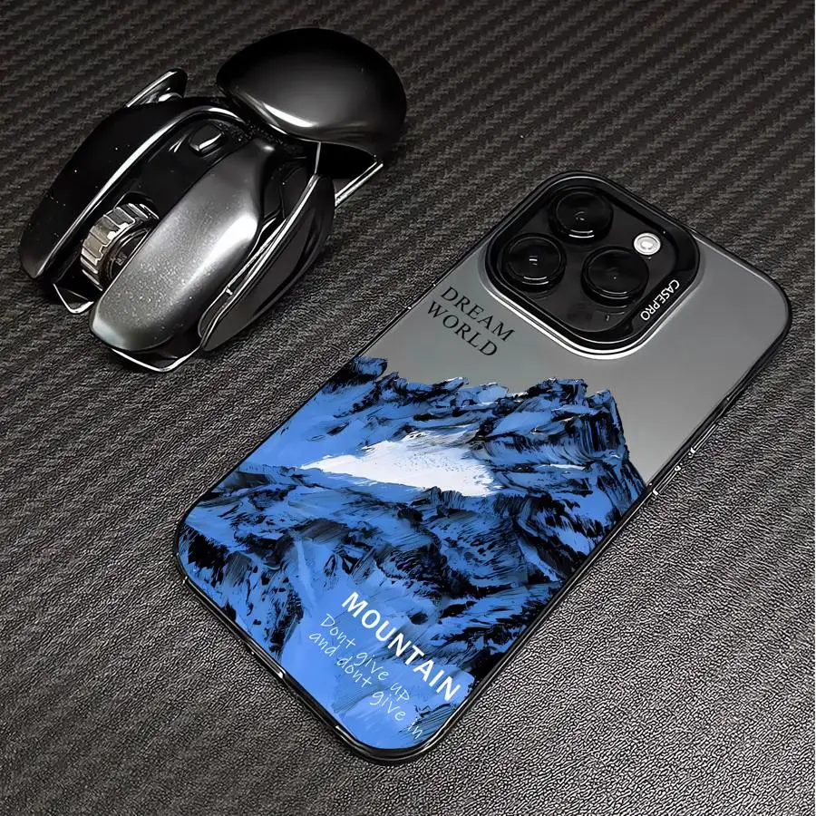 Snow Mountain Cover Phone Case for Apple iPhone 15 Pro Max 16 Pro 14 Pro 13 12 11 Pro Max 14 Plus Protective Soft Shell
