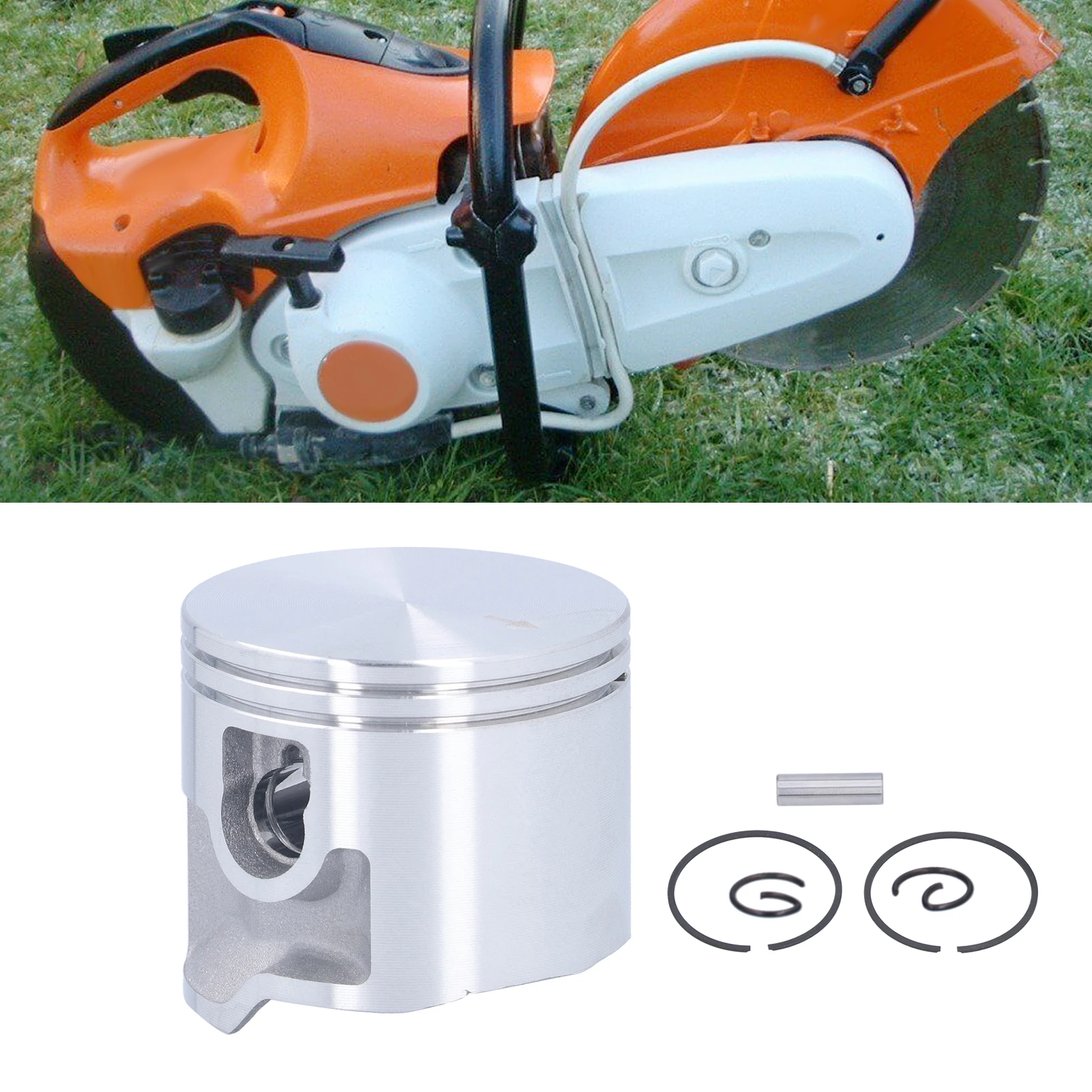 50MM Piston and Piston  Assembly Kit for Stihl TS410 TS420 Cut Off Saws 4238 030 2003 Piston and Piston  Piston Assembly