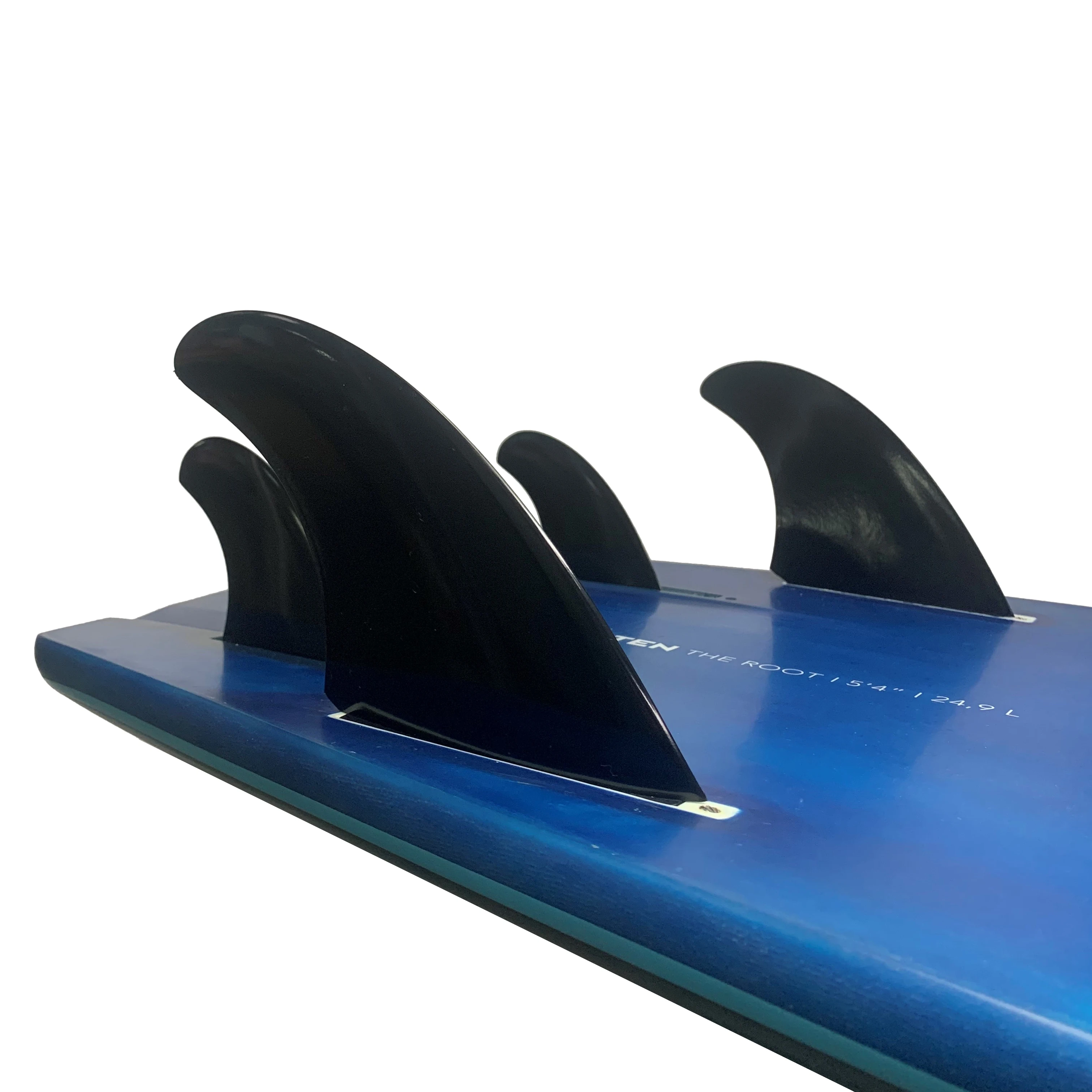 

Single Tab Nylon Composite Quad Keel Fins Performance Fiberglass Reinforced Polymer Quad Rear Fin Glass Flex Quad Fins