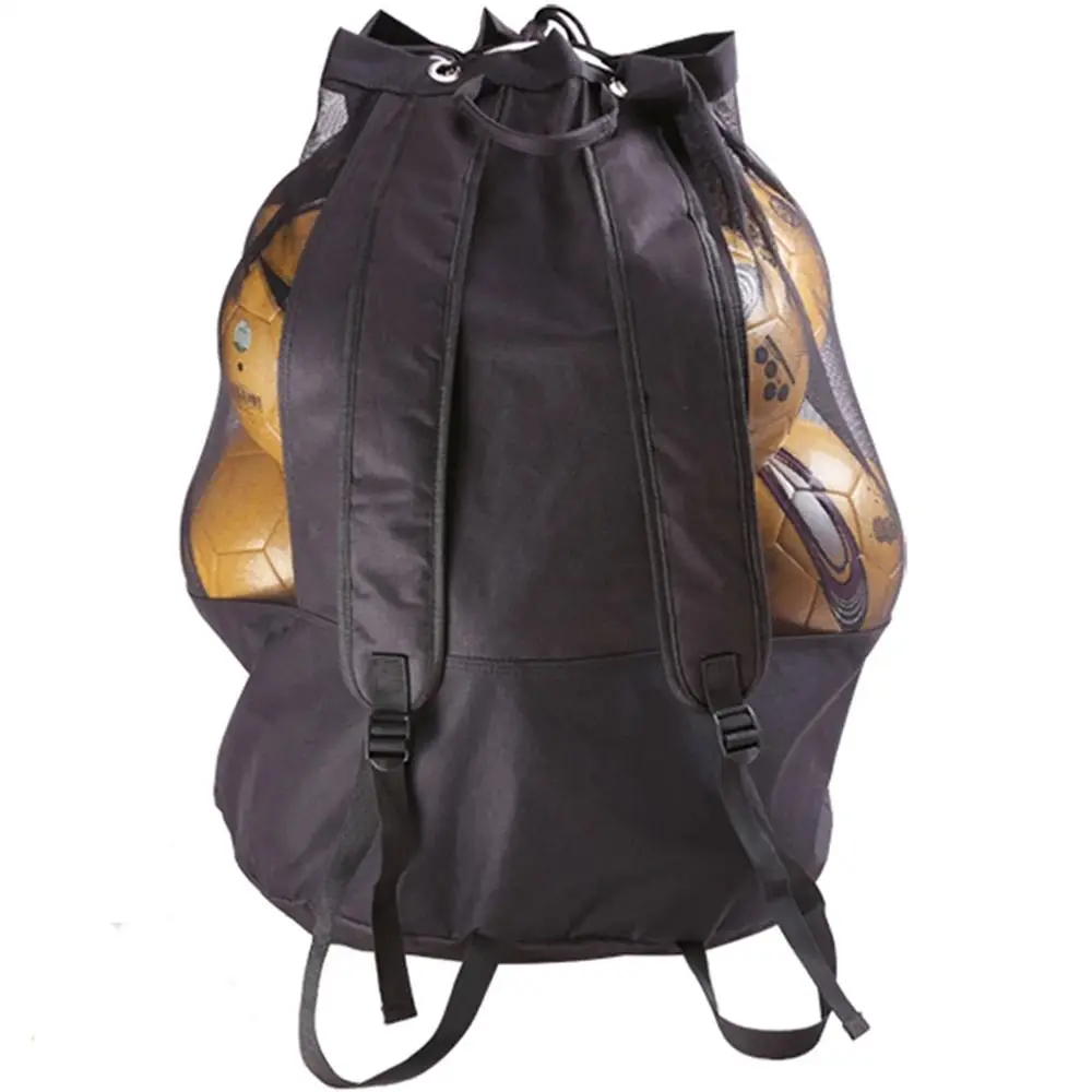 1 borsa portaoggetti per palline di grande capacità borsa a tracolla grande ispessita in rete borsa per attrezzature sportive in tessuto Oxford