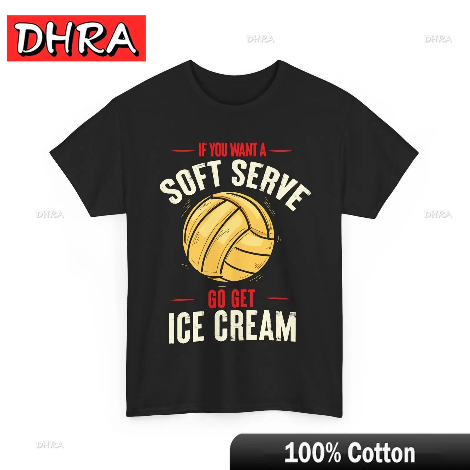 

Volleyball If You Want A Soft Serve Go Get Ice Cream Volleyball Player Shirt Unisex Minimalist Casual Tshirt Vintage Casual Days