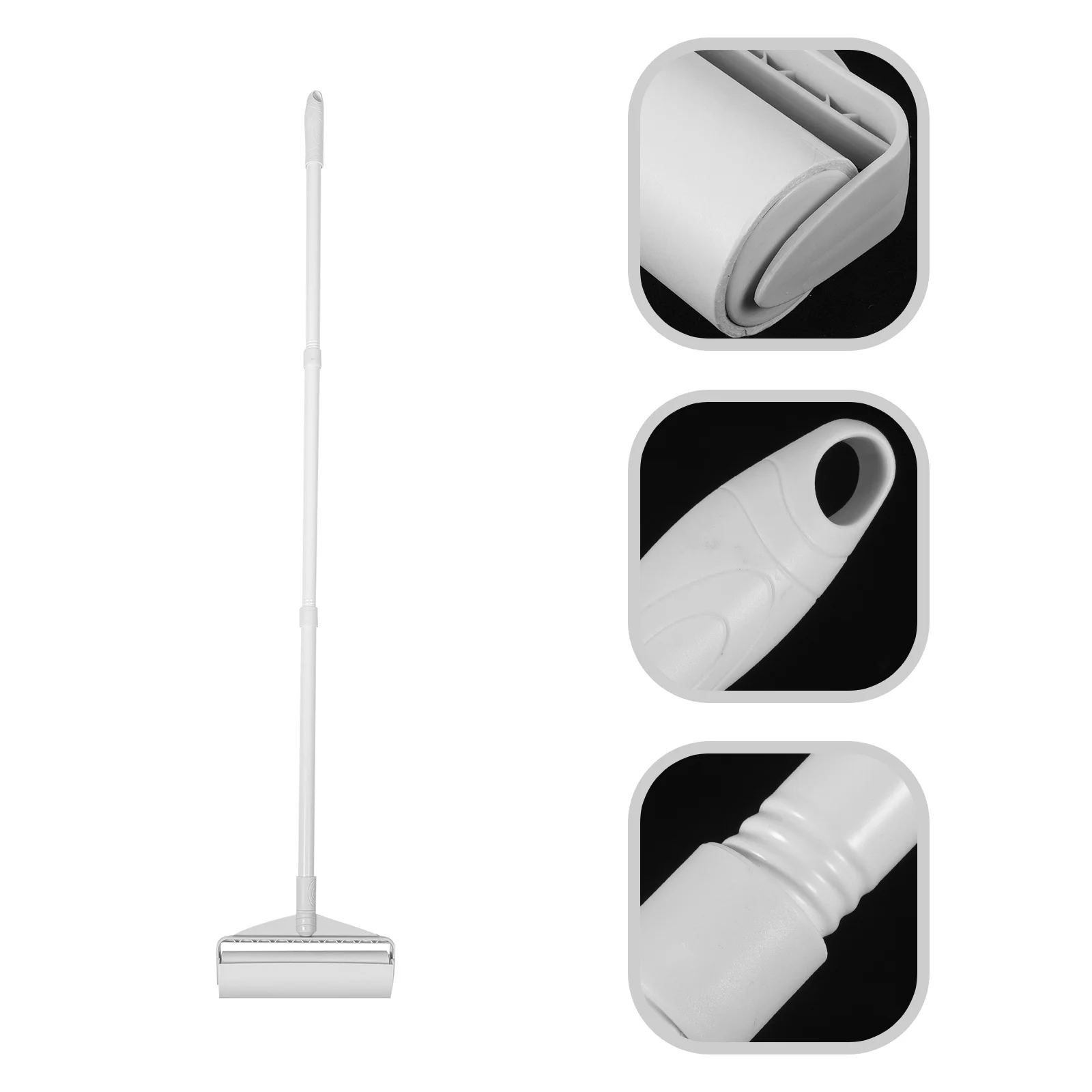 

Reusable Lint Roller Long Handle Pet Hair Removal Tool For Furniture Clothes Ceiling Dog Hair Remover Extended Pole Design