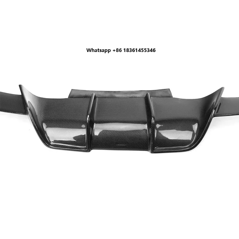 

For 6 Series F06 M6 Premium V Style Carbon Rear Truck Lip Diffuser