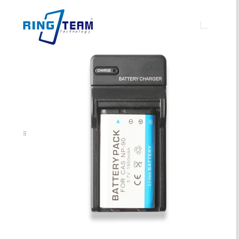 NP-90 Battery​ Charger Dock for Casio , Camera Charger, Portable Fast Charging, EX-H10 EX-H15 EX-H20G EX-H20GBK EX-H20GSR EX-FH