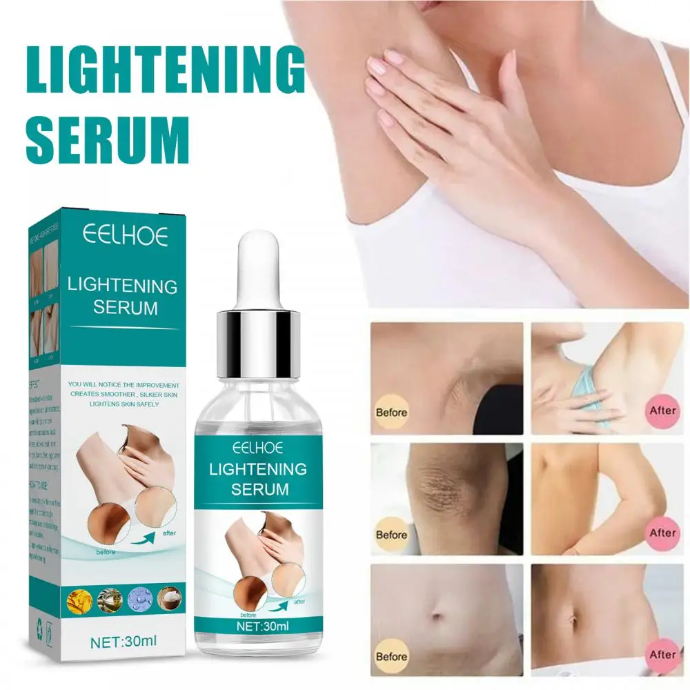 Strong Underarm Whitening Serum For Dark Skin Lightening Lotion For Underarm Dark Knuckles Elbows Fingers And Inner Thigh