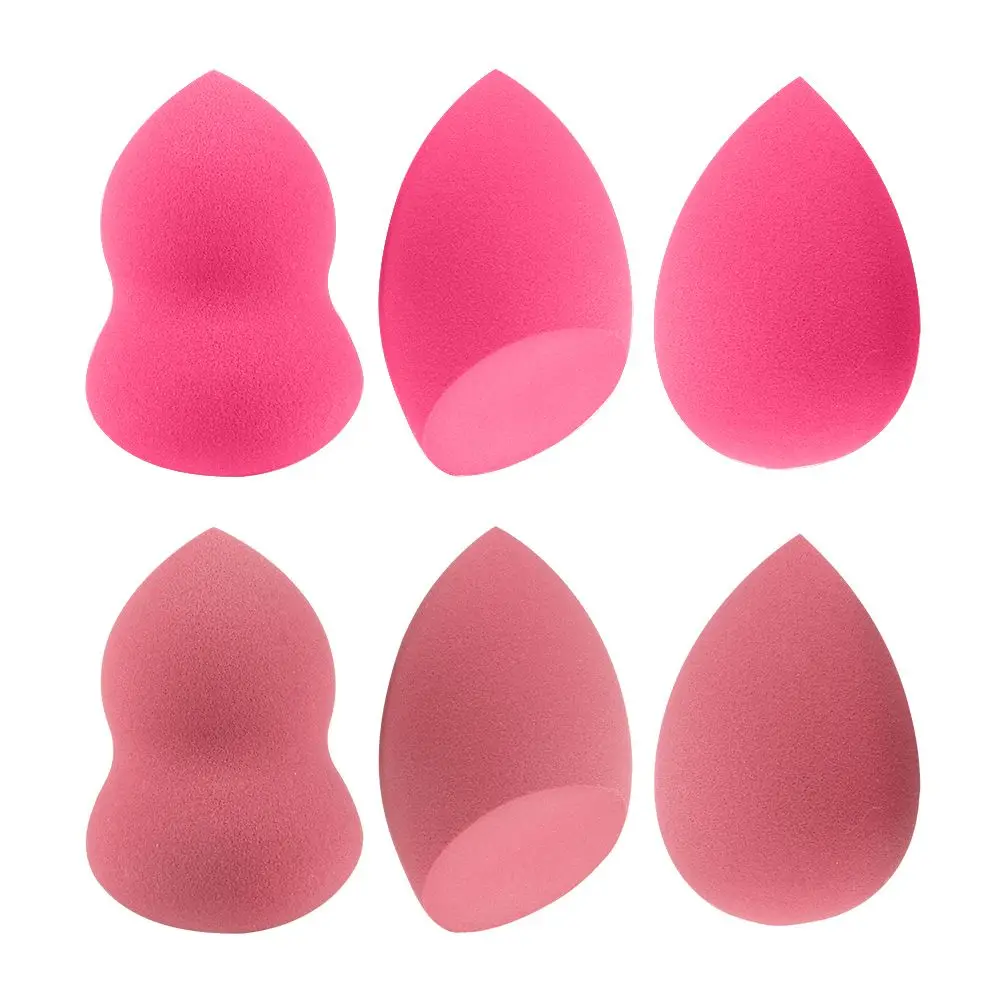 3Pcs Beauty Waterdrop Multi-color Blending Sponges Foundation Powder Sponge Puff Blender Puff