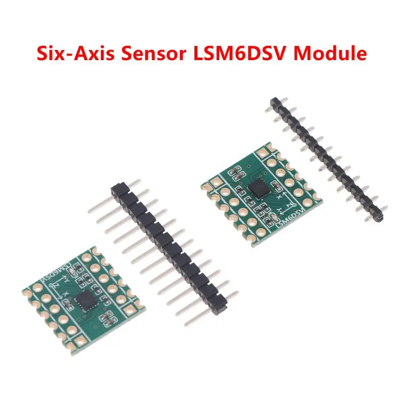 Six-Axis Sensor LSM6DSV Module SPI/I2C Compatible For Smol/SlimeVR - Accelerometer & Gyroscope Data Logging