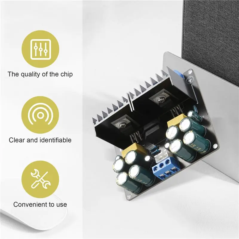 A13E-LM1875 Power Amplifier Board Dual Channel 2.0 Stereo Pure Power Amplifier Board DIY Speaker High Power Module