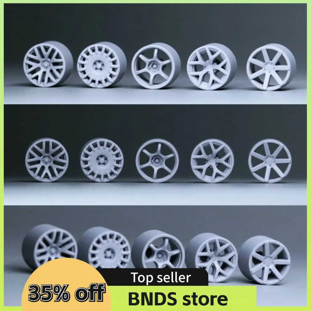 SpeedCG 1/64 ABS Wheels with Rubber Tire Type I1 Modified Parts Diameter 10mm For Model Car Racing Vehicle Toy Hotwheels Tomica