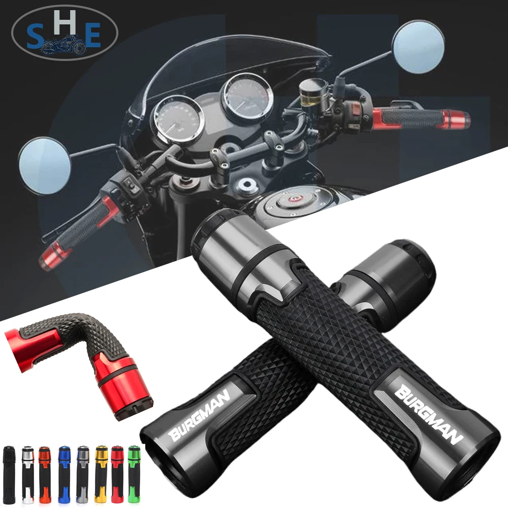 

2026 2025 NEW For SUZUKI BURGMAN 650 BURGMAN650 Universal 7/8''22MM CNC Motorcycle Handle Grip Handlebar Grips Accessories Parts