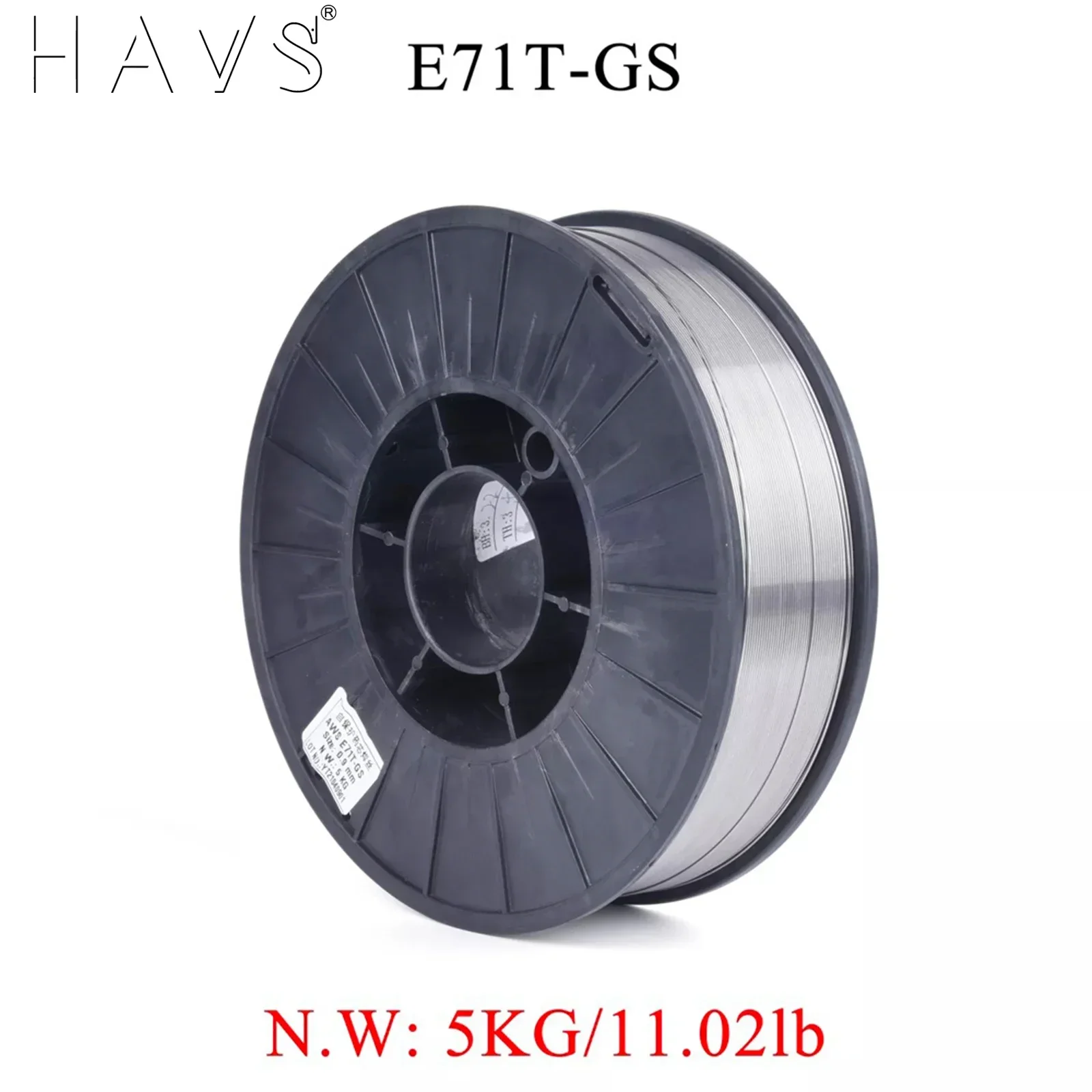 

5KG MIG E71T-GS Gasless Flux Cored Welding Wire .030" 0.8mm, .035” 0.9mm, .040” 1.0m AWS A5.20/ASME SF A5.20 For MIG Welder Tool