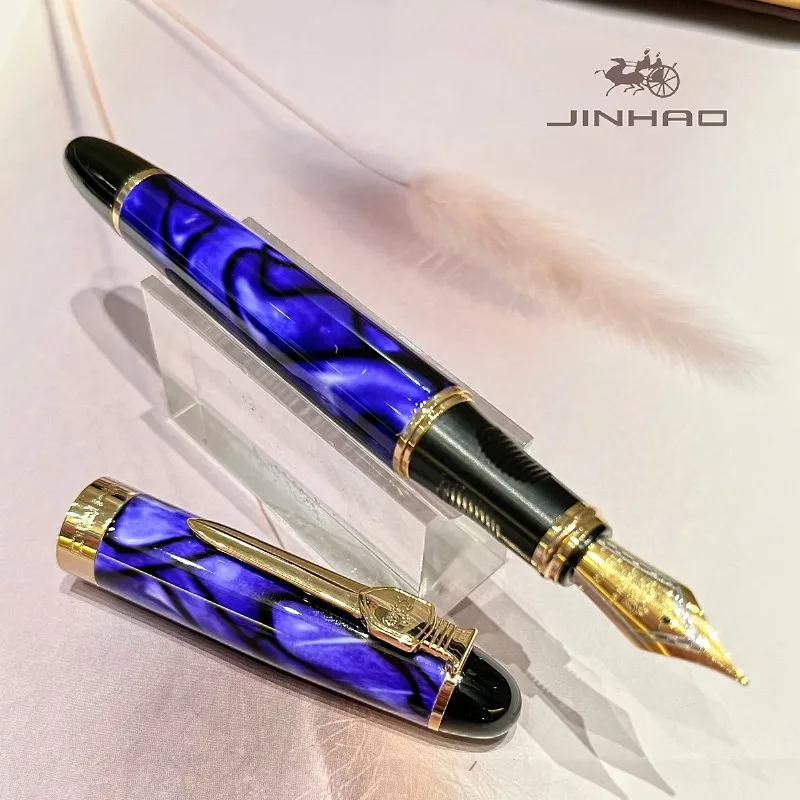 Jinhao Keramik Professioneller Kalligrafie-Füllfederhalter Golden Shield Clip Serie 450 156 1000 1200 8802 Optionen Verfügbar – Detail 4