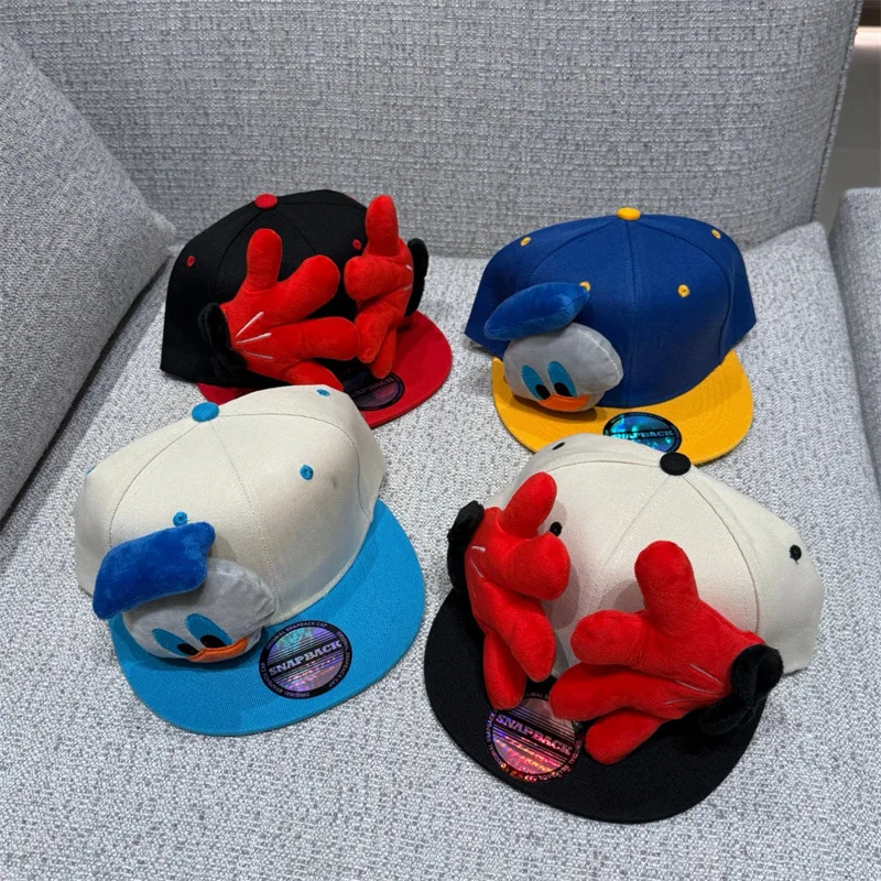 Miniso kreskówka Myszka Miki duża ręka duża głowa ogrodzenie internetowy celebryta zimowa kaczka cztery pory roku hip-hopowa czapka bejsbolówka na zdjęcia