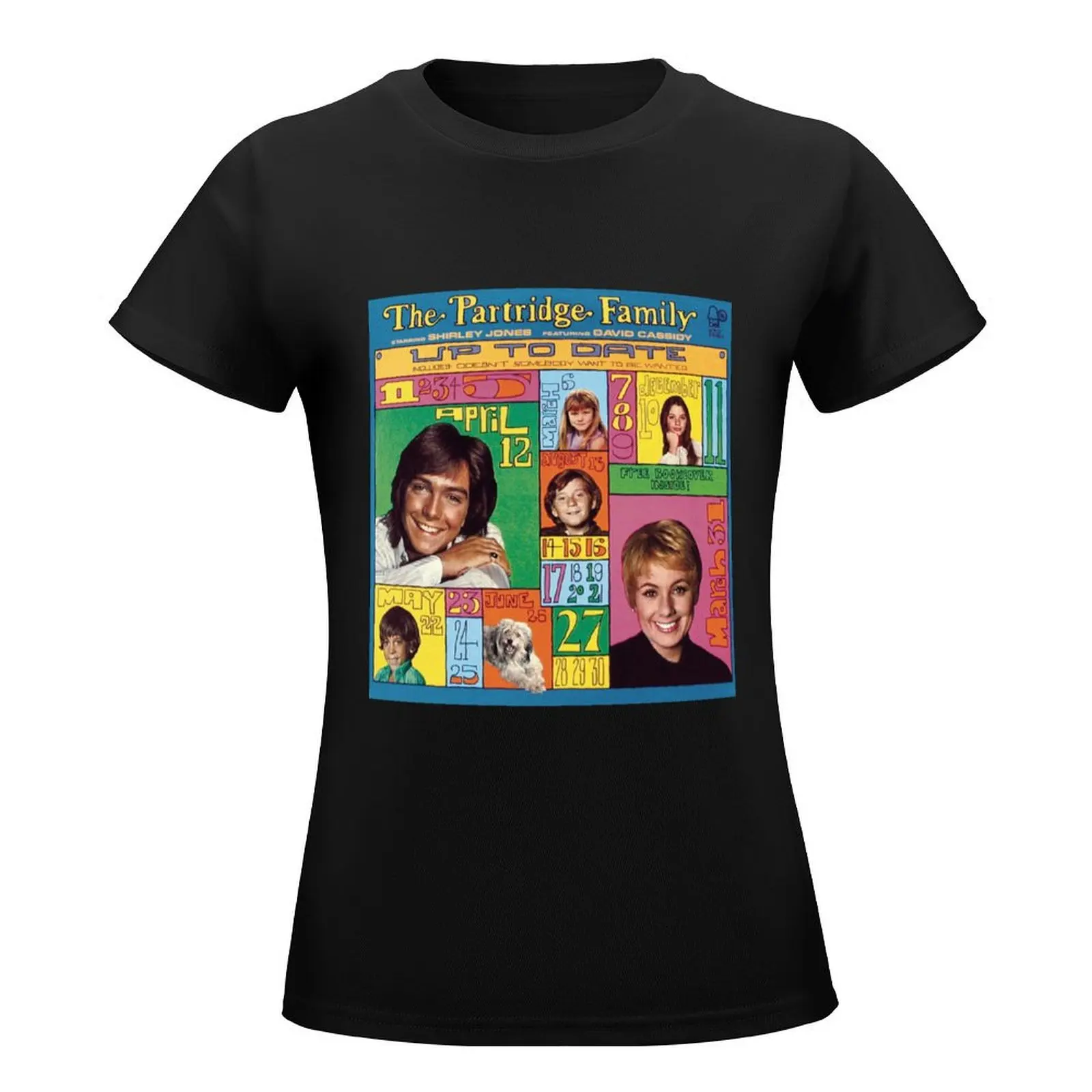 Partridge Family - Up to Date T-Shirt plus size tops Blouse cotton t shirts Women