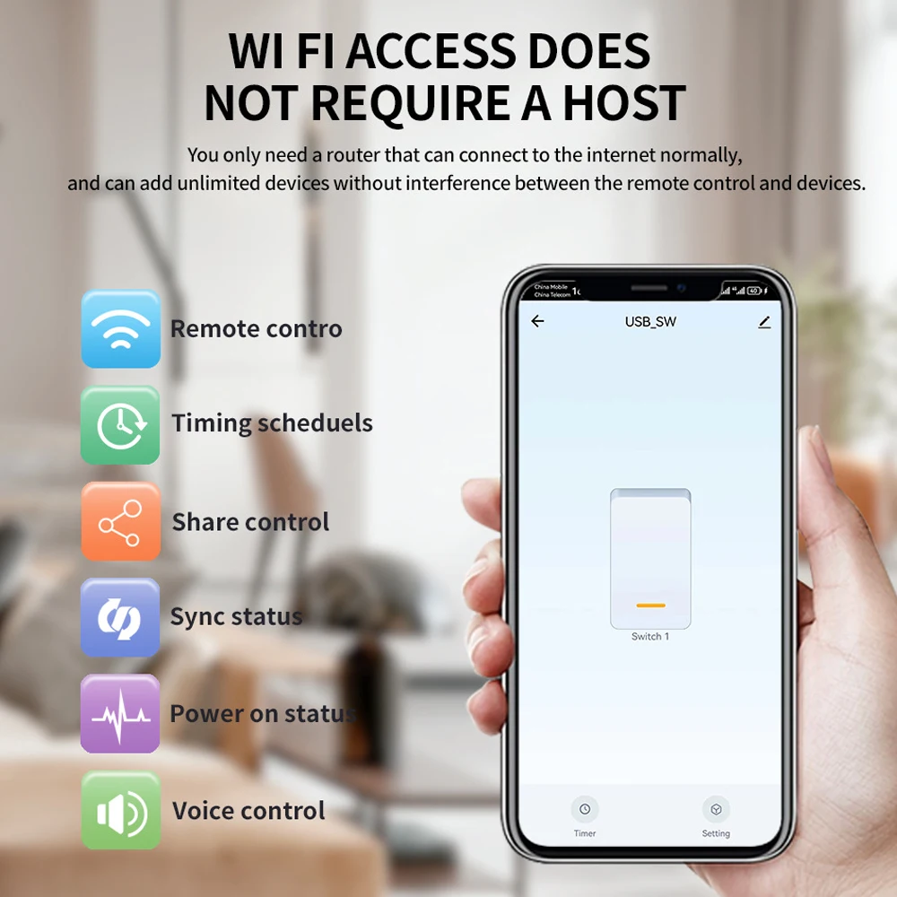 Immagine 6: Tuya WIFI Modulo interruttore Interruttore RF433 Controller on-off Controllo remoto APP per cellulare Compatibile con Google Home,