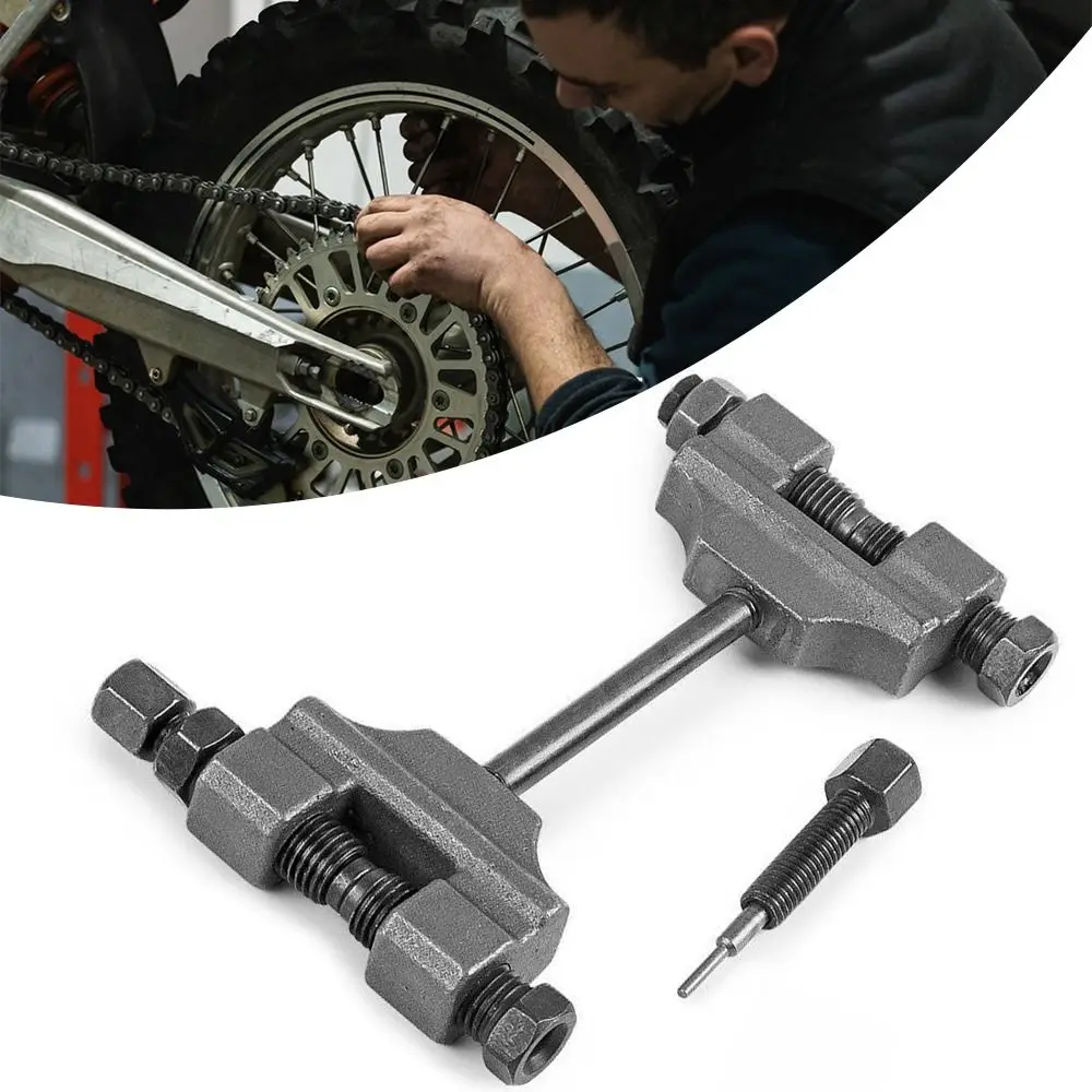 

Углеродистая сталь, разборник цепи ГРМ для мотоцикла, мини-карманный размер, сменный инструмент для цепи, инструмент для ремонта небольшой цепи