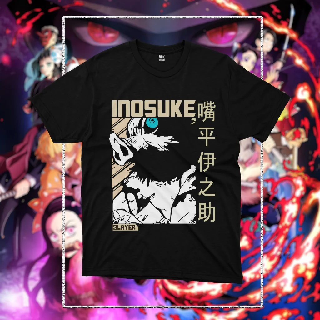 INOZUKE SEPIA unisex Anime cotton shirt outdoor recreation tee