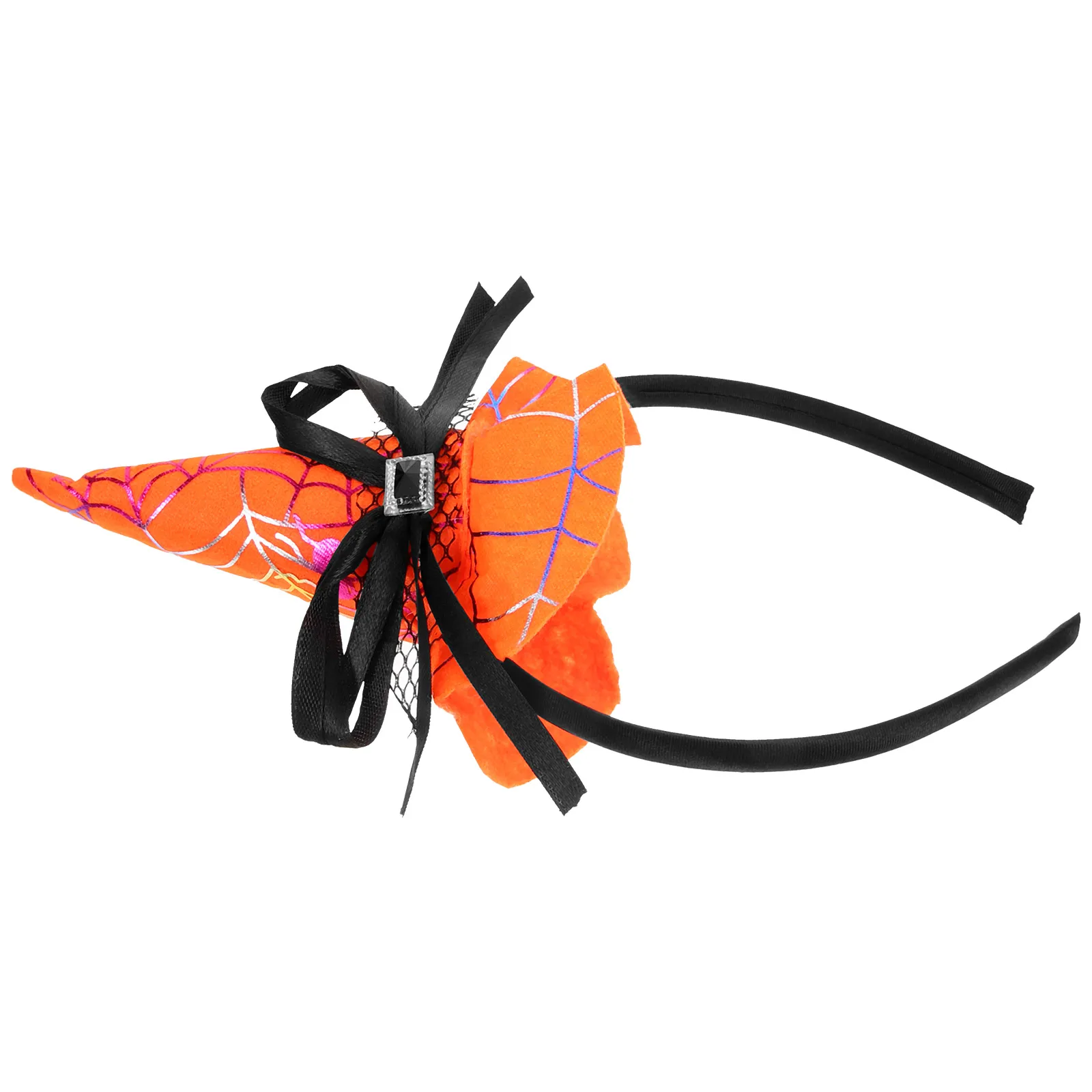 

Шляпа ведьмы, повязка на голову, аксессуар для костюма, застежка для волос, вечерние головной убор на Хэллоуин, легкий удобный обруч для волос на Хэллоуин, косплей