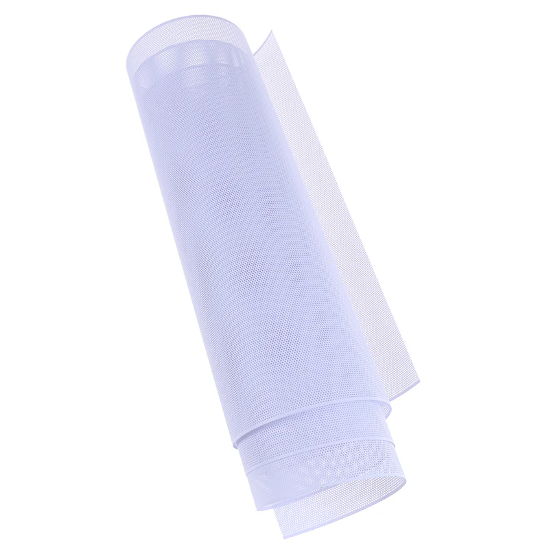 White Computer Mesh Case Fan Cooler PVC Dust Filter Case Dustproof Cover Chassis Dust Net Magnetic Strip 30 * 100cm