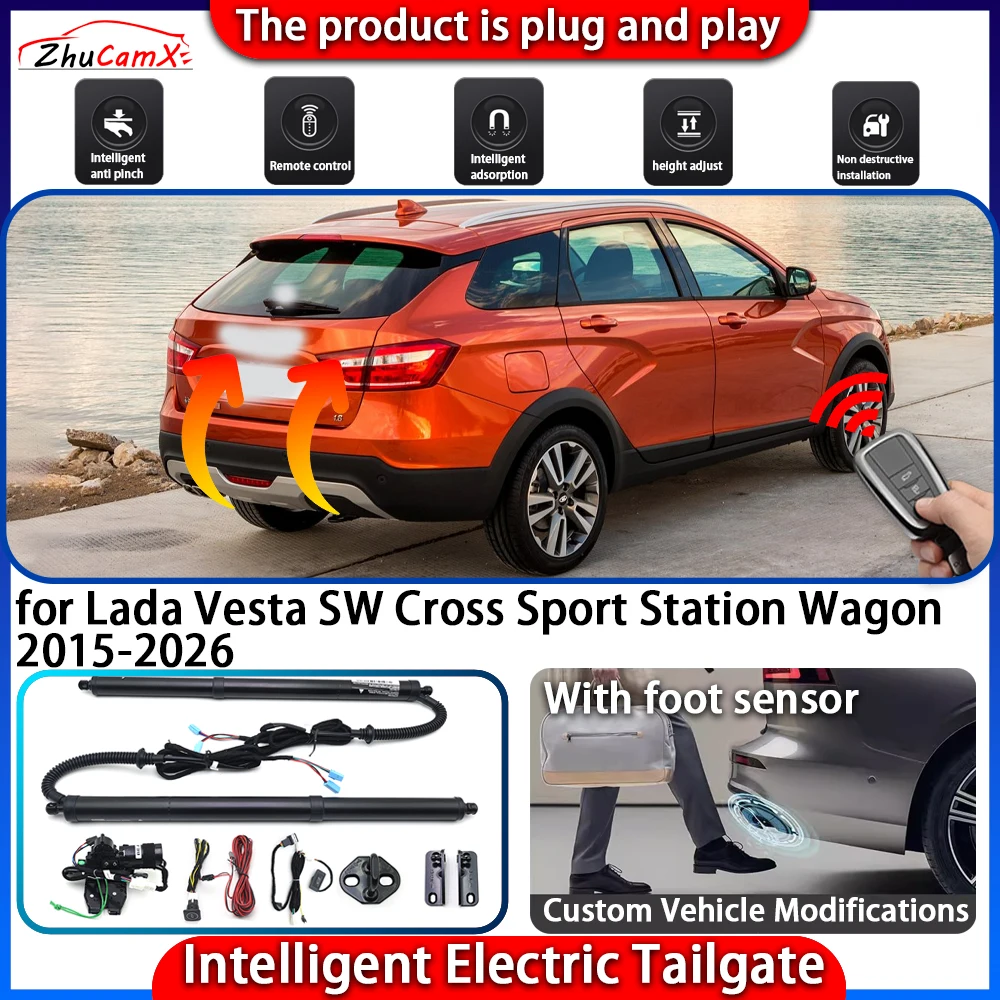 

Smart Powered Tailgate System for Lada Vesta SW Cross Sport Station Wagon 2015-2026 Automatic Intelligent Electric Trunk Lift