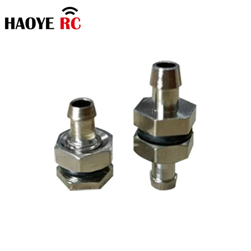 Haoye 1Pc Alu Fuel Pick Up Fitting L14/L23MM Fuel Vent Filler Nozzle Metal Fuel Nozzle For RC Airplanes Fuel Tank Accessories