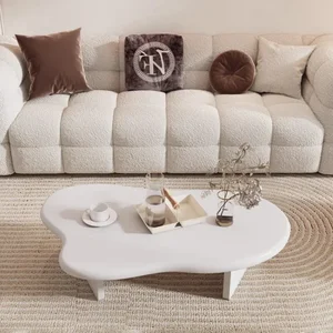 Nordic modern luxury coffee table, minimalist table, home center table, living room and bedroom, interior decoration 10 Main Sales Side Table - №8
