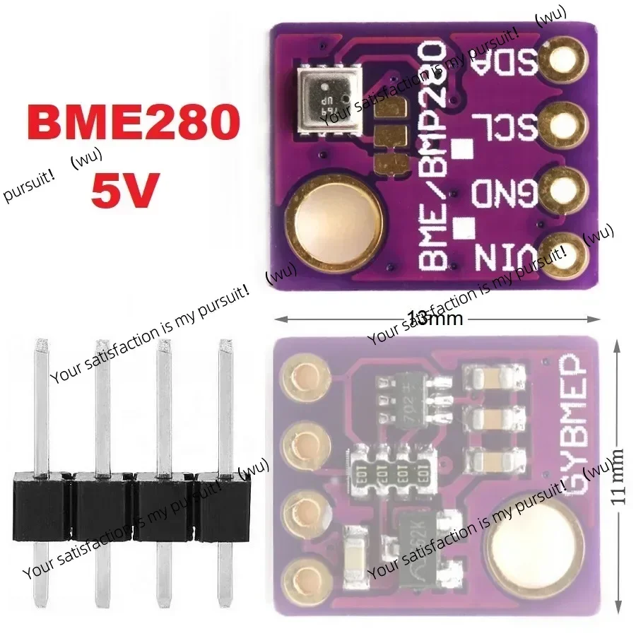 GY-BME280 3.3/5 V BMP280 Digital Sensor, High Precision, Atmospheric Pressure Module I2C SPI for Arduino
