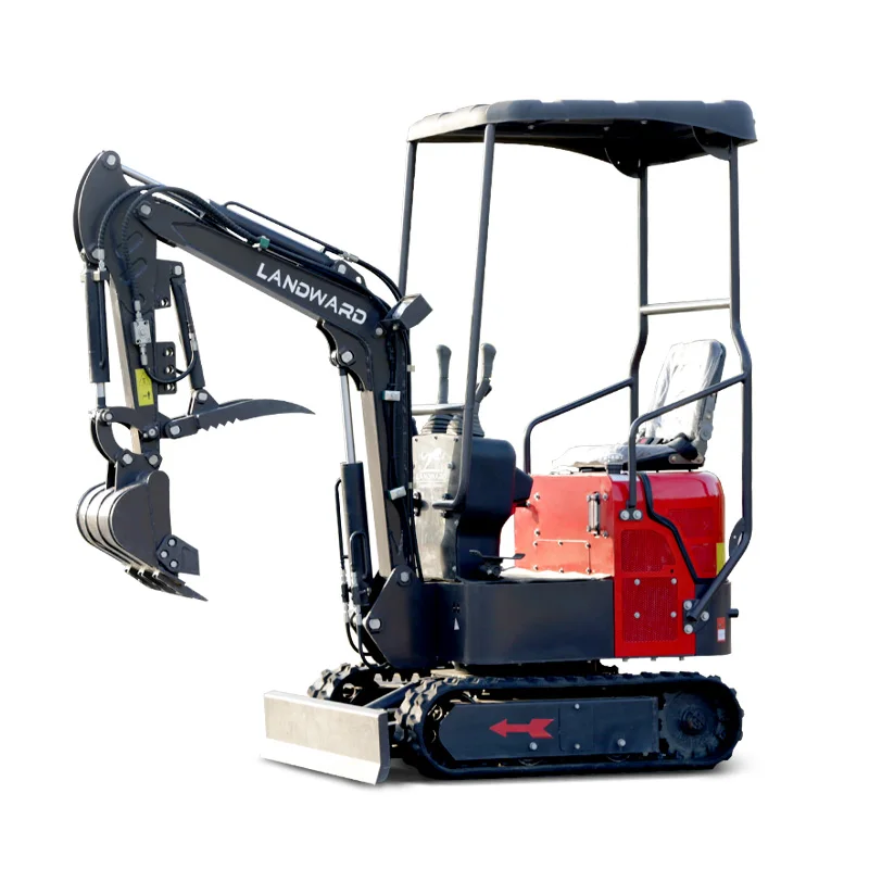 1 Ton Mini Excavator High Quality Small Crawler Mini Excavator Home Use Mini Excavator 2 Tons With Accessories Price Customized