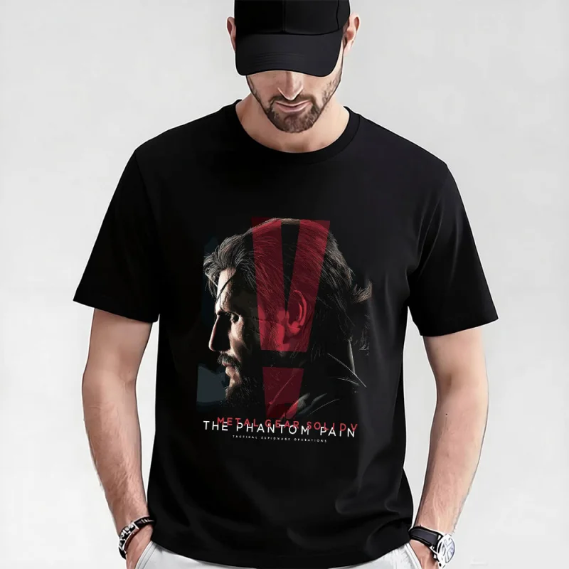 

Metal Gear Solid V 0315 MGS gift t shirt Kojima Video game Graphic Clothes The Phantom Pain printed tee All size tops S-6XL